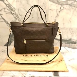 Louis Vuitton Brown Bastille MM Embossed tote
